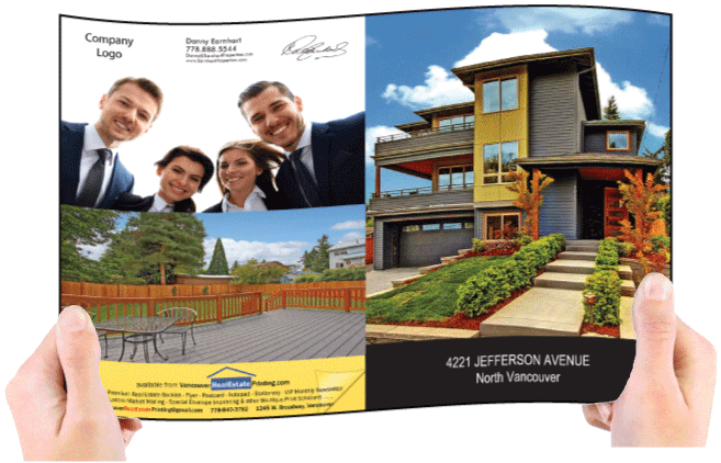 10 cents Brochure - Cheapest Open House Feature Sheet in Vancouver, 10 cents Flyer Postcard Print and Copies Printing in Vancouver 778-707-7177